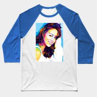 Mariah Carey Pop Art Baseball T-Shirt